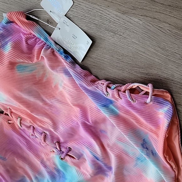 NWT Plus Size 3x Tie Dye One Piece Swimsuit - Picture 2 of 5